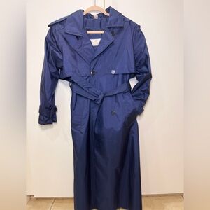 Worthington Essentials Deep Blue Trench Coat